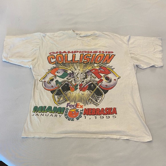 Other - Vintage 1995 Orange Bowl Short, Single Stitch, L